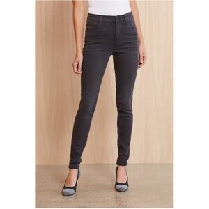 Kut From The Kloth NWT High Rise Mia Toothpick Skinny Jean in Black Wash // 00